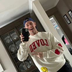 LOVED Collection - Loved Crewneck Sweatshirt - Ivory Accessories