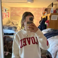 LOVED Collection - Loved Crewneck Sweatshirt - Ivory Accessories