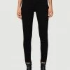 Pants Frame - Le High Skinny Raw Stagger - Noir