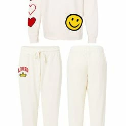 LOVED Collection - Loved Crewneck Sweatshirt - Ivory Accessories