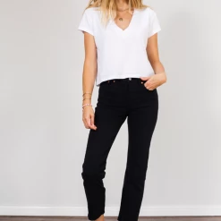 PerfectWhiteTee T-Shirts Perfect White Tee - Alanis V-neck - White