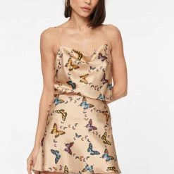 Skirts Cami NYC - Aviva Mini Skirt - Butterfly Effect