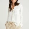 Shorts Bella Dahl - Frayed Hem Pocket Short - Soft Khaki