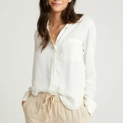 Shorts Bella Dahl - Frayed Hem Pocket Short - Soft Khaki