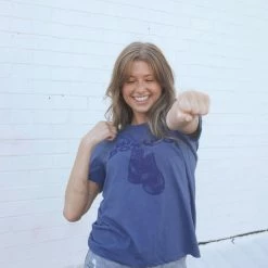 LOVED Collection - Girls Boxing Tee - Blue