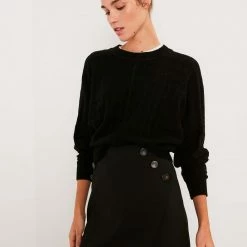 Ba&Sh - Kara A-Line Skirt - Noir Skirts