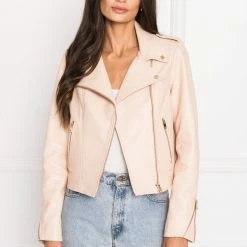 Jackets Lamarque - Donna Biker Jacket - Ballet Pink