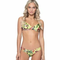 Intimates PQ Swim - Summer Hibiscus Rev Basic Ruched Full Bottom