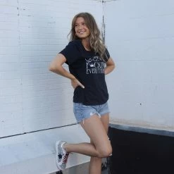 LOVED Collection - Queen Of Everything Tee - Black