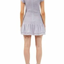 French Connection - Elao Verona Crepe Smocked Dress - Forget Me Not Dresses