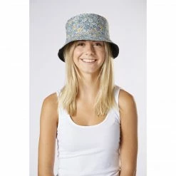 Olive & Bette's Olive And Bette's - Floral Bucket Hat - Blue Accessories
