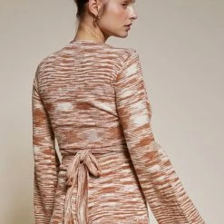 Olive & Bette's Accessories Olive And Bette's - Knit Twist Tie Back Top - Rocky Road