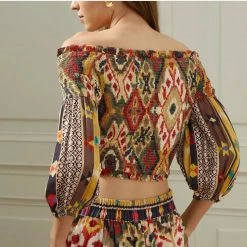 Ranna Gill - Smocked Blouse - Morocco Accessories