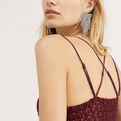 Intimates Free People - Adella Bralette - Wine