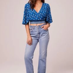 Band Of Gypsies - Sophie Top Blue Multi