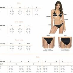 PQ Swim - Black Pier River Tie Full Bottom Intimates