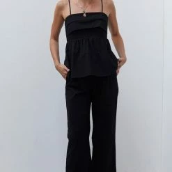 Olive & Bette's Olive And Bette's - Vanessa Pleated Trouser - Black Accessories