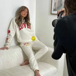 LOVED Collection - Loved Crewneck Sweatshirt - Ivory Accessories