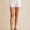 Shorts Bella Dahl - Frayed Hem Pocket Short - White