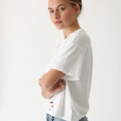 Electric & Rose - Royce Tee Distressed - Cloud