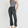 Just Panmaco Inc Just Black - Demi Cropped Flare - Washed Black