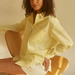 Accessories LOVED Collection - LOVED Charity Buttondown Shirt -Lemon