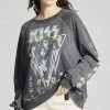 Accessories Recycled Karma - KISS Tokyo Tour Sweatshirt - Black