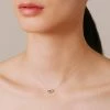 Adina Reyter - Super Tiny Pavé Evil Eye Necklace Accessories