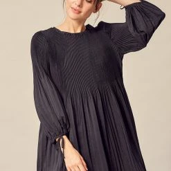 Olive & Bette's Dresses Olive And Bette's - Pleated Dress - Black