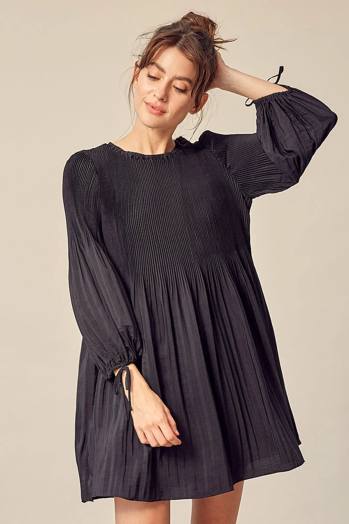 Olive & Bette's Dresses Olive And Bette's - Pleated Dress - Black