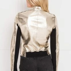 Jackets Lamarque - Chapin Reversible Bomber - Black/Gold