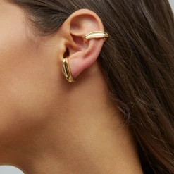 Jenny Bird - Groove Lobe Cuff - Gold Accessories