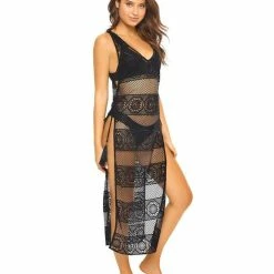 PQ Swim - Joy Lace Cover Up - Midnight Intimates