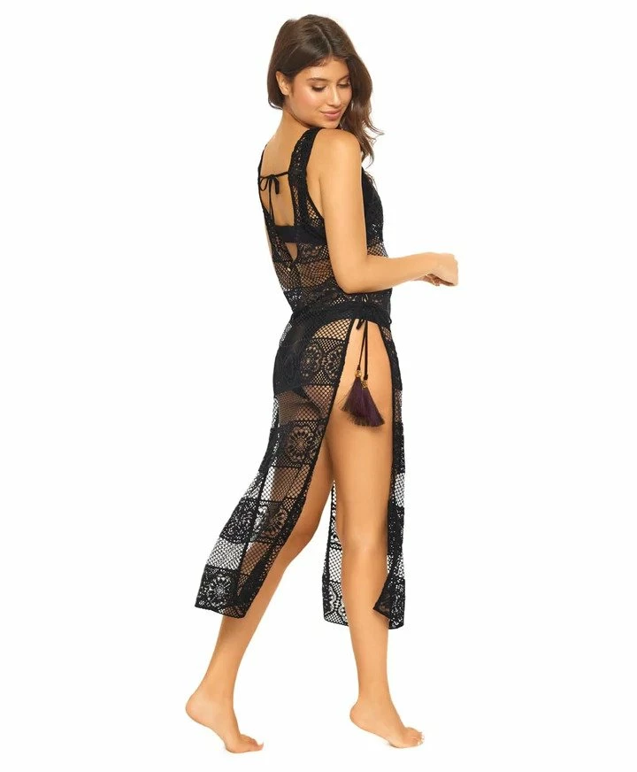 PQ Swim - Joy Lace Cover Up - Midnight Intimates